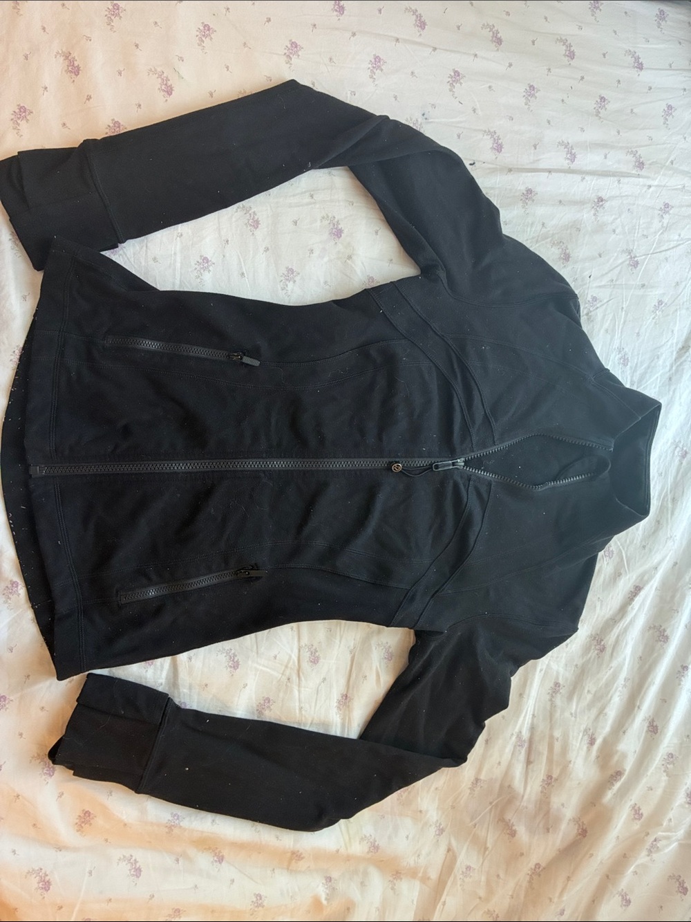 lululemon athletica Black Full-Zip Jacket - Picture 1 of 4